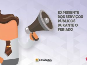 Prefeitura de Ubatuba informa expediente no feriado do Trabalhador