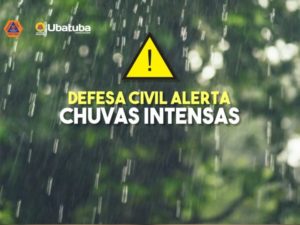 Ubatuba tem previsão de chuva e ventos intensos para essa quinta-feira, 18