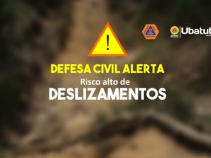 Ubatuba apresenta risco alto de deslizamento de massa