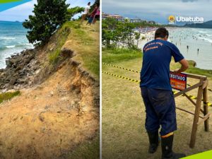 Prevenção de acidentes: mirante da Praia Grande é parcialmente interditado