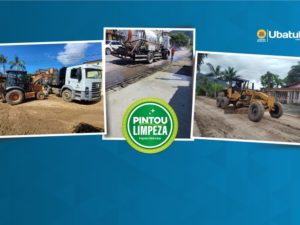 Prefeitura de Ubatuba faz  manutenção de vias para melhorar infraestrutura