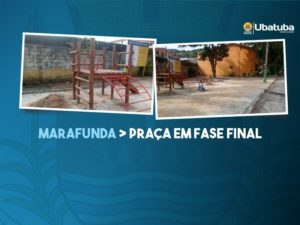 Lazer e qualidade de vida: praça na Marafunda está em fase final