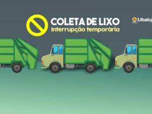 Chuvas fortes causam paralisação no serviço de coleta de lixo em Ubatuba