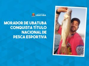 Morador de Ubatuba conquista título nacional de pesca esportiva