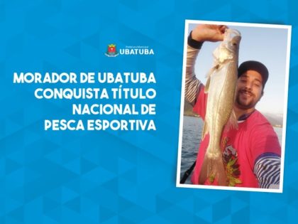 Morador de Ubatuba conquista título nacional de pesca esportiva