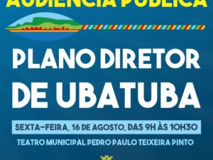 Sexta-feira terá audiência pública para dar continuidade à revisão do Plano Diretor