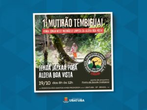 Aldeia Boa Vista terá mutirão de limpeza neste sábado
