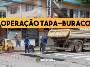 Infraestrutura realiza operação tapa-buraco nas principais vias da cidade