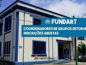 Fundart anuncia inscrições para coordenadores de grupos setoriais