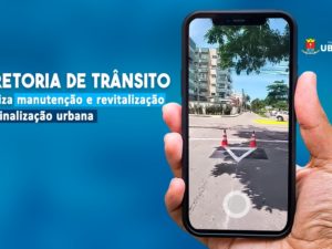 Diretoria de Trânsito realiza manutenção e revitalização da sinalização urbana