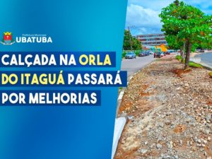 Revitalização na Orla do Itaguá visa melhorias para pedestres e ciclistas