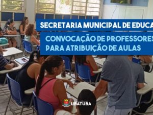 Educação convoca professores do Processo Seletivo para atribuição