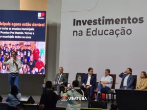 Ubatuba participa de evento estadual que anuncia verbas para Educação