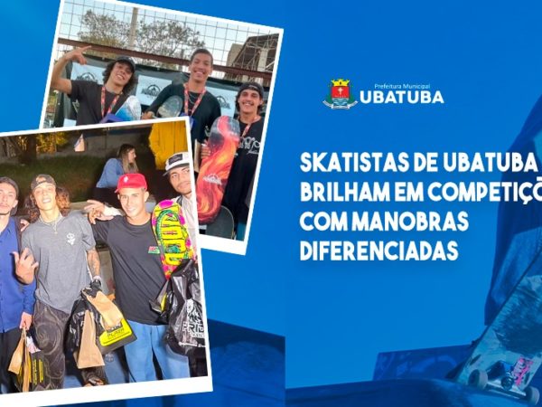 Skatistas de Ubatuba têm destaque em competições regionais