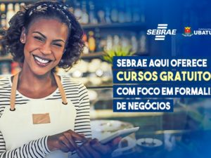 Sebrae Aqui oferece cursos gratuitos com foco em formalização de negócios