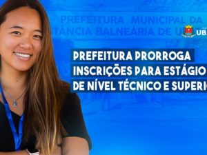 Prefeitura prorroga inscrições para estágio de nível técnico e superior
