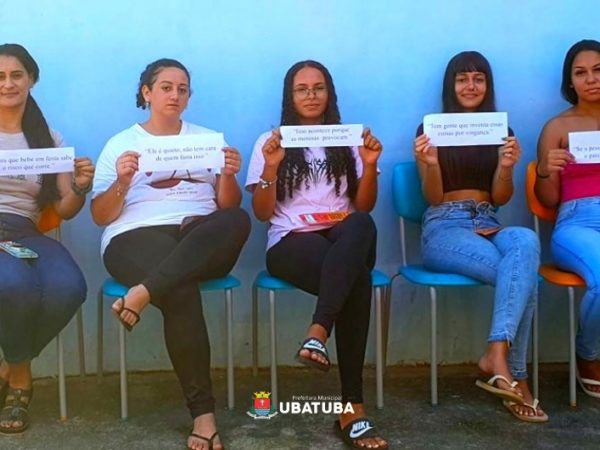 Assistência Social realiza ação sobre Maio Laranja no Centro e Sul de Ubatuba