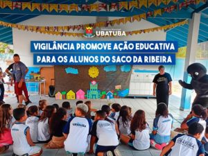 Vigilância promove ação educativa para os alunos do Saco da Ribeira