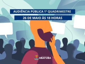 Prestação de contas do 1º quadrimestre acontece dia 26