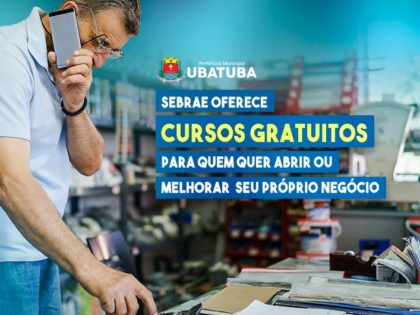 Sebrae oferece cursos para quem quer abrir ou melhorar seu negócio