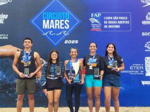 Nadadores de Ubatuba se destacam no Circuito Mares