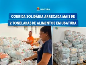 Corrida Solidária arrecada mais de duas toneladas de alimentos em Ubatuba
