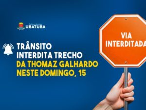 Trânsito interdita trecho da Thomaz Galhardo neste domingo, 15
