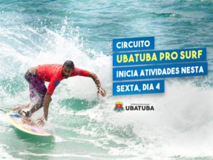 Circuito Ubatuba Pro Surf inicia atividades nesta sexta, dia 4