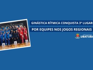 Ginástica Rítmica conquista 3º lugar nos Jogos Regionais