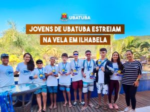 Jovens de Ubatuba estreiam na vela em Ilhabela