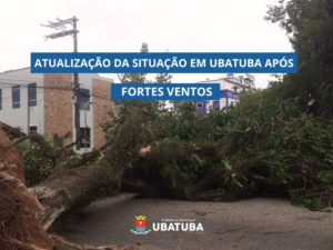Após danos ocasionados pela ventania, Prefeitura trabalha na reconstrução da cidade