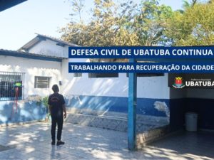 Defesa Civil de Ubatuba continua trabalhando para recuperação da cidade