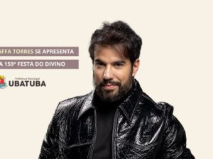 Raffa Torres se apresenta na 159ª Festa do Divino, em Ubatuba