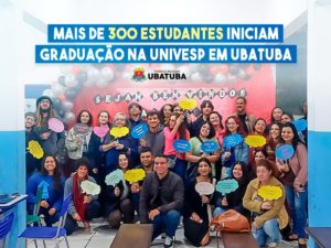 Mais de 90 estudantes iniciam graduação na Univesp em Ubatuba