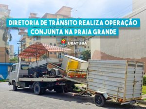 Diretoria de Trânsito realiza operação conjunta na Praia Grande