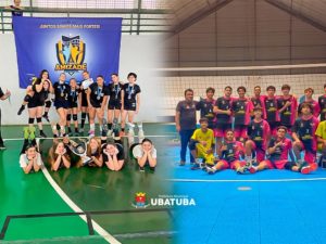 Final de semana vitorioso do vôlei de base de Ubatuba