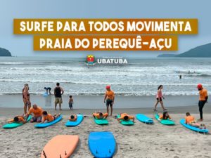 Surfe para Todos movimenta Praia do Perequê-Açu