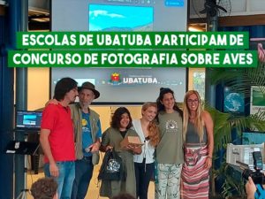 Escolas de Ubatuba participam de concurso de fotografia sobre aves