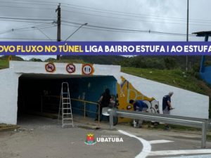 Trânsito informa novo fluxo em túnel que liga bairros Estufa I e Estufa II