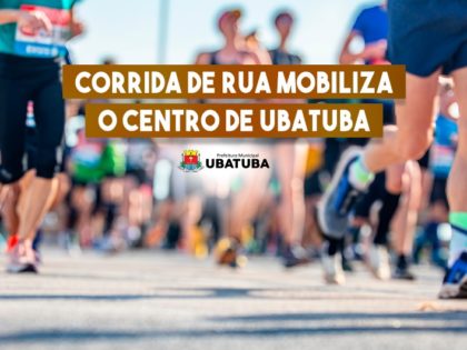 Provas de 4 e 8 km será realizado no Centro de Ubatuba