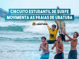 Circuito Estudantil de Surfe movimenta praias de Ubatuba