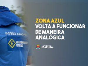Zona Azul em Ubatuba volta a funcionar de maneira analógica