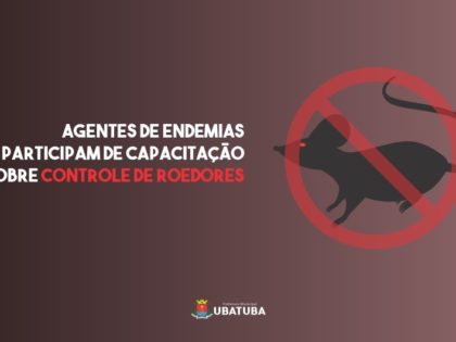 Endemias participa de capacitação sobre controle de roedores