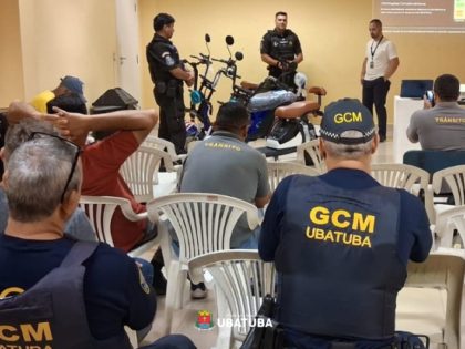 Trânsito prepara agentes para fiscalização de bicicletas elétricas
