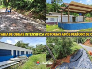 Secretaria de Obras intensifica vistorias após período de chuvas em Ubatuba