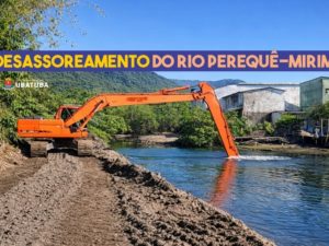 Secretaria de Infraestrutura intensifica desassoreamento de rios de Ubatuba