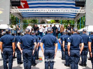 Emoção marca formatura dos 31 novos  GCMs de Ubatuba na manhã desta segunda, 30