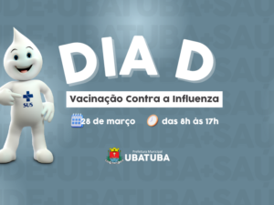 Dia D de vacinação contra Influenza acontece no sábado, 28, em Ubatuba