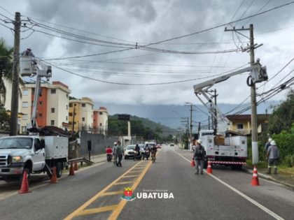 Infraestrutura inicia instalação de LED do Trevo do Pescador ao Pé da Serra