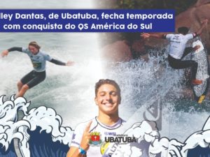 Weslley Dantas, de Ubatuba, fecha temporada com conquista do QS América do Sul